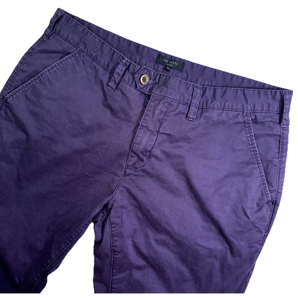 Ted Baker Purple Chinos